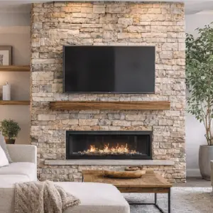 stone accent wall picture enlarge
